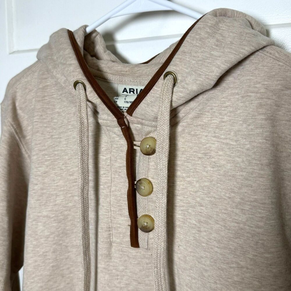 Ariat REAL Women’s Large Hoodie Equestrian Horse Sweatshirt Western Ranch Fleece